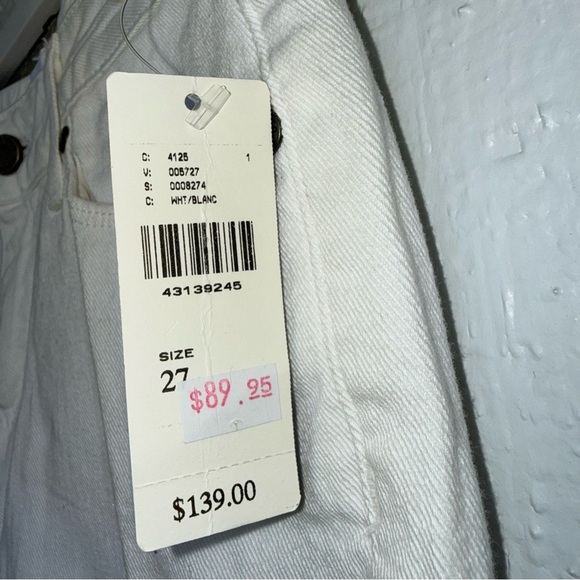 PAIGE Women’s White Denim Bermuda Shorts Size 27 Anthropologie NWT - Picture 8 of 14